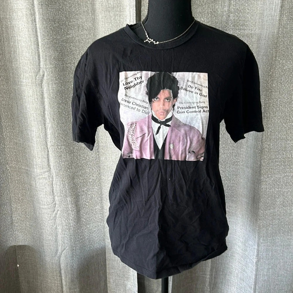 Black Zara Prince Tee - Picture 1 of 3
